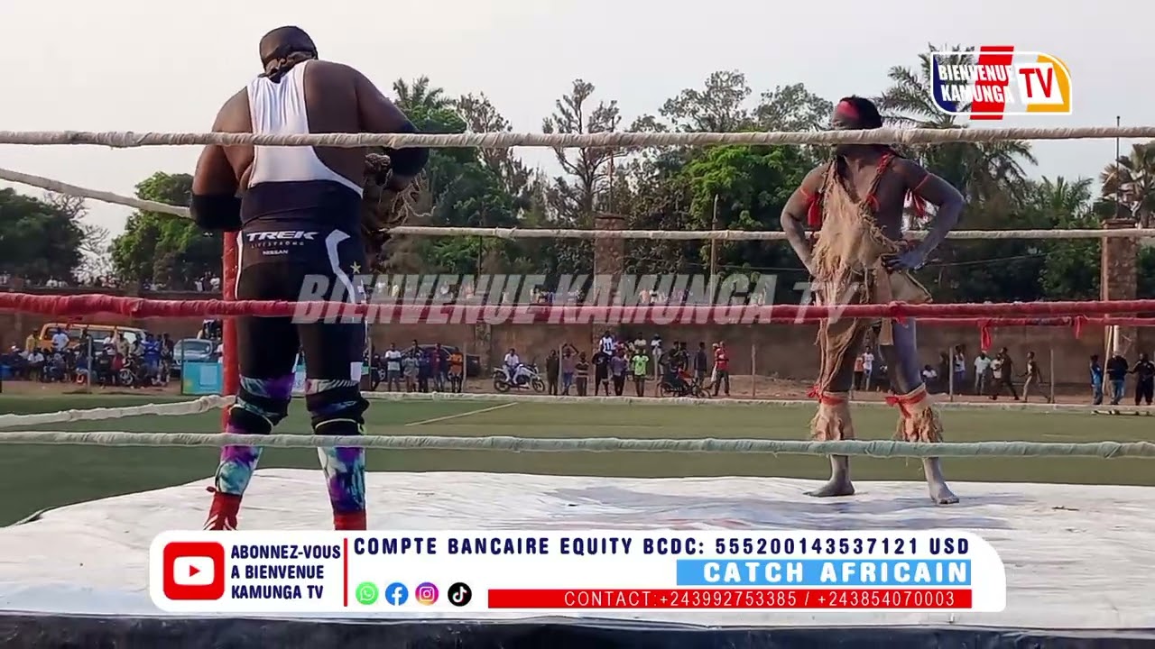 COMBAT  DE CATCH CONGOLAIS AVEC LE CHAMPION JIBIC VS MABOKOTOMO CE DIMANCHE 12/10/2025