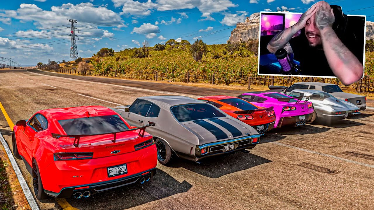 RACHÃO NA RODOVIA SÓ DE CHEVROLET - FORZA HORIZON 5