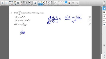 OCR C3 June 2010 q1iii - A2 Maths - Product Rule/Quotient Rule