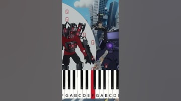 Which Upgrade Titan Speakerman Rage is Right @AyrusGmod - Piano Tutorial by @Peeanotes