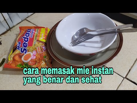 Tutorial Masak Mie Instan
