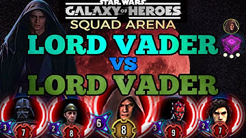 LORD VADER vs LORD VADER - DATACRON SQUAD ARENA MATCH - SWGOH