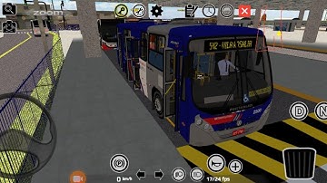 Proton bus simulator 2 com MOD map Novo recanto linha 542 com Neobus spectrum city Volkswagen 