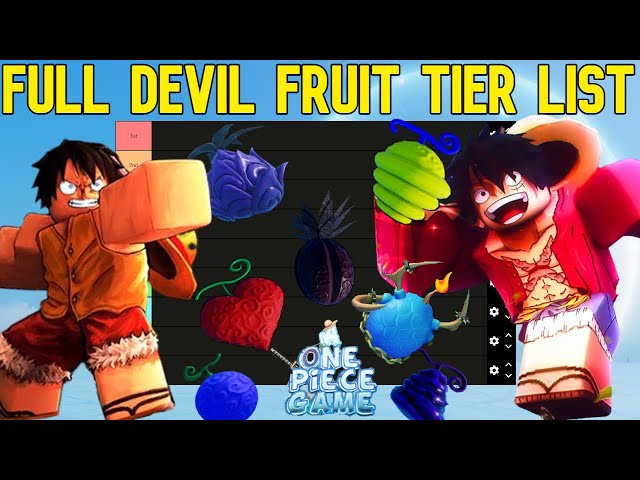 AOPG Fruit Tier List Wiki A One Piece Game [December 2023]