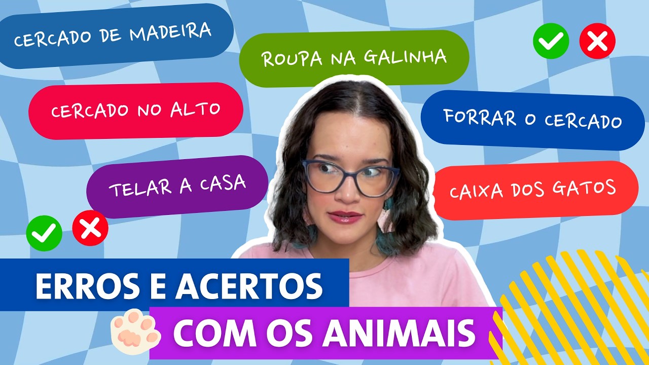 ERROS E ACERTOS AO LONGOS DOS ANOS COM OS ANIMAIS