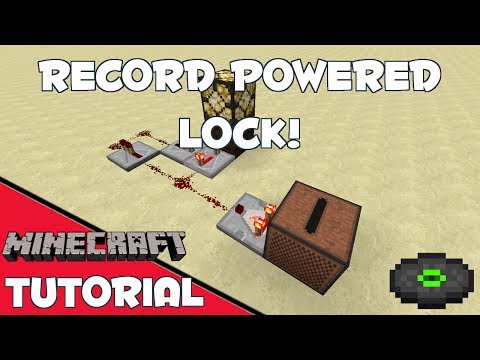 Music Disc Powered Lock! - Minecraft