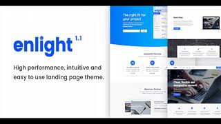Enlight - Multipurpose Landing Page Theme | Themeforest Website Templates and Themes