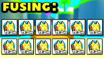 Fusing from golden Cyber Fox to golden Happy Computer | Fusing Method | Roblox Pet Simulator X