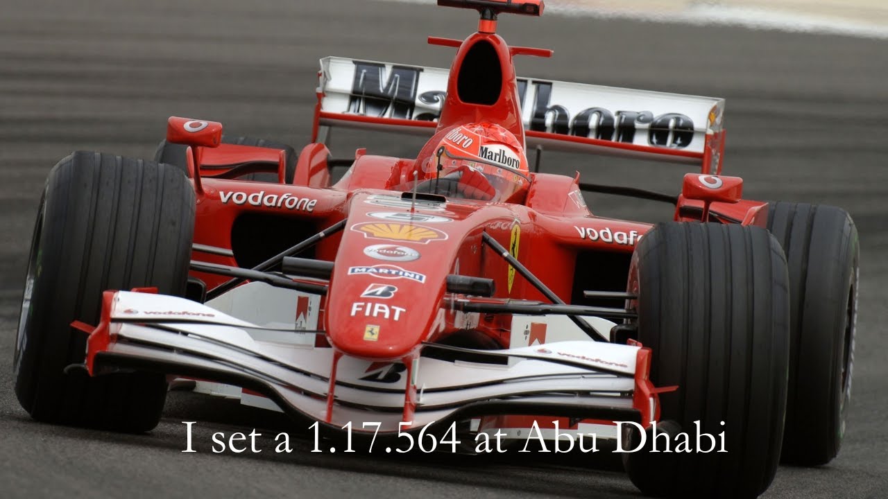 I set a 1.17.564 at Abu Dhabi and with a Outlap