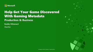 Help Get Your Game Discovered With Gaming Metadata