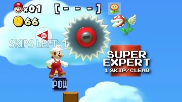 Super Expert 1 Skip Per Clear: Standoff (Mario Maker 2, Switch 2)
