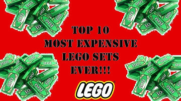 TOP 10 MOST EXPENSIVE LEGO SETS EVER!!!