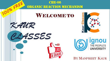 IGNOU fully solved Assignment- CHE-06 complete, Jan 2020 to Dec 2020 for BSC | Organic Reaction Mech