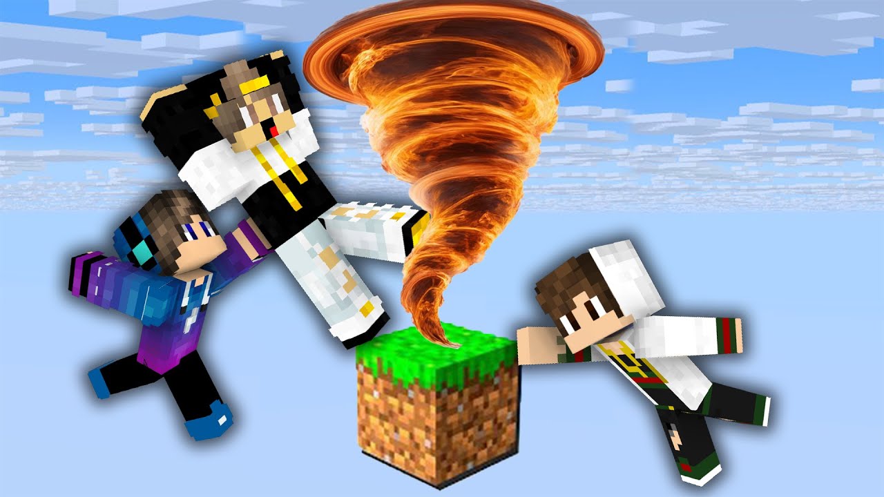 ماين كرافت ولكن حصل اشياء غريبة في البلوكة الواحدة و العالم انحذف بسبب العاصفة !!!🔥🔥