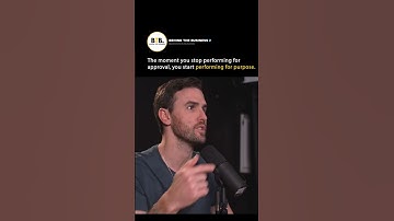 Op het moment dat je stopt met presteren voor goedkeuring, begin je te presteren voor een doel.