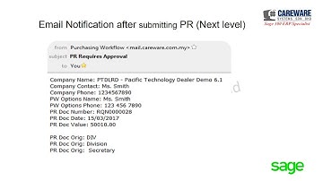 Sage 300 e Procurement Presentation Video