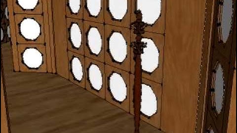 Sketchup console room walkthrough
