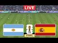 Argentina vs Spain LIVE | FIFA World Cup 2026 | Full Match Streaming | FC 26 Gameplay Simulation