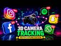 🔥3D Camera Tracking with Social Media Notifications | Instagram,WhatsApp, Facebook,Snapchat Tracking