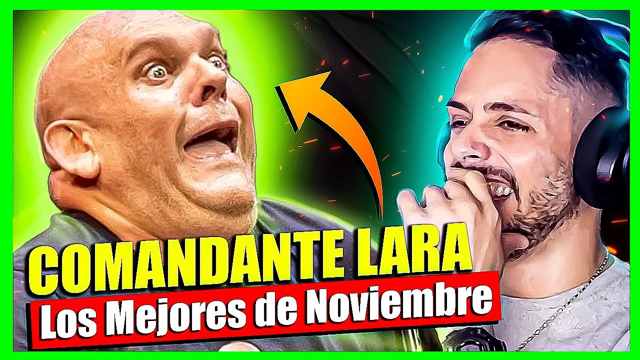 Los Mejores Chistes del COMANDANTE LARA de Noviembre -Te reto a no reirte! | Reacción Javier M