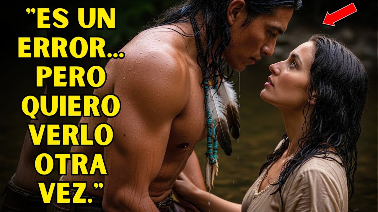 Cada Noche EL REY APACHE Se Bañaba En EL ARROYO — Sin Saber Que LA JOVEN VIRGEN Escondida LO DESEABA
