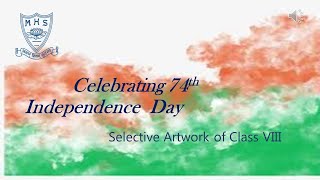 Artwork on Independence Day By Class 8 screenshot 5