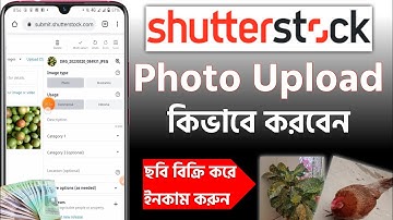 How to File Ready & Properly Upload Images for Shutterstock | Bangla tutorial 2023