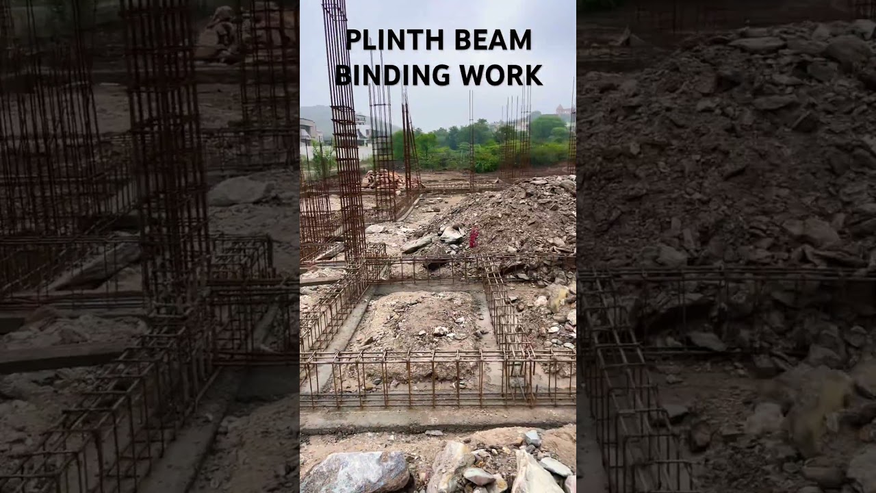 Civil life ( plinth beam binding work ) 