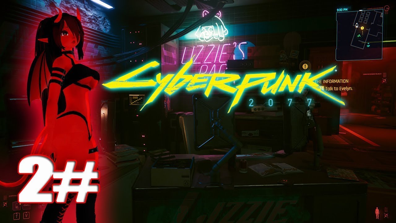 [CYBERPUNK 2077] Walkthrough Gameplay Part 2 Lizzie's Bar Main Quest