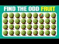 Find the ODD One Out - Fruit Edition ???????????? Easy, Medium, Hard Levels| Quizzer Odin