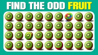 Find the ODD One Out  Fruit Edition  Easy, Medium, Hard Levels| Quizzer Odin