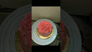 chocolate and red velvet cheese cake????? trendingshorts cakestyleweddingcakgujratcakeoftheday