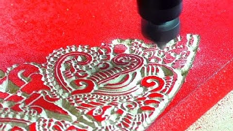 DIY MIDI CNC router Vbit carving (complex!!!)