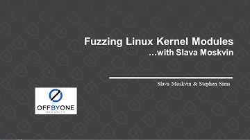 Fuzzing Linux Kernel Modules, with Slava Moskvin