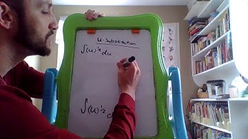 U - Substitution for Indefinite Integral Ex  1