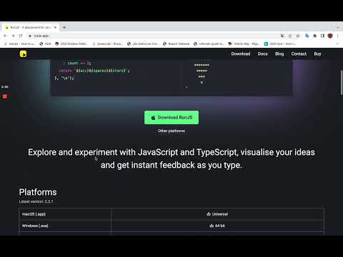 RunJS: A playground for JavaScript and TypeScript