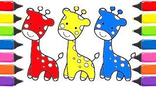 Hayvanlar Boyama Renkleri Öğreniyorum Renkler Türkçe Çocuk Şarkıları