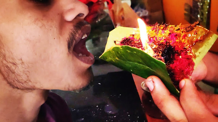 FIRE PAAN - A New Indian Fad Slow Motion Video | Burning Paan | Big Food Zone