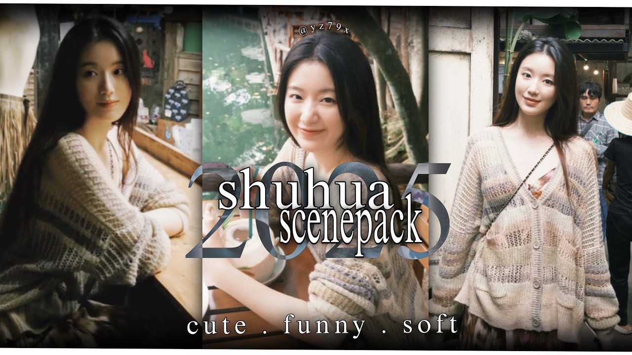 ⌜shuhua - i-dle⌟ cute, funny, soft  scenepack & editing clips * 2025 *