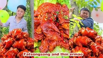 Ermao ate 10 cups of super spicy noodles in one breath! It