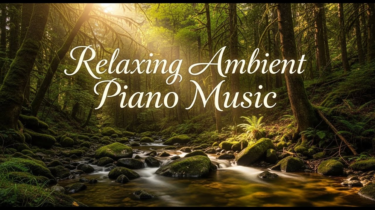 Relaxing Ambient Piano Music 🌲 | Calm Meditation & Peaceful Sleep Music