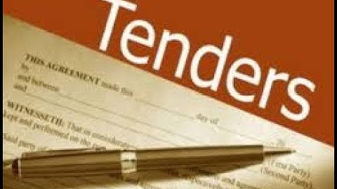 Tender Document Preparation (Lecture 5)
