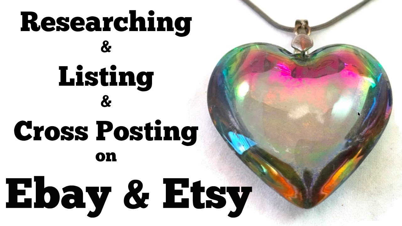 Cross Listing on Ebay and Etsy  From Start to Finish - Cross Posting on Ebay