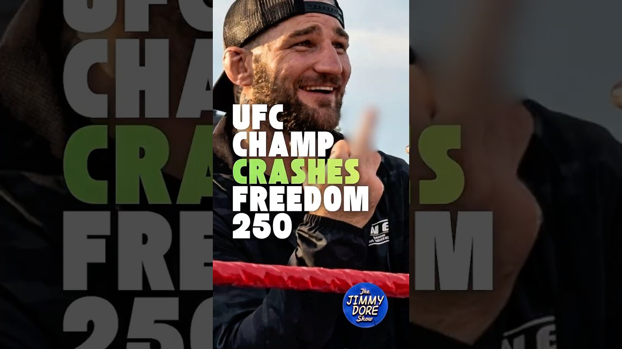 UFC Middleweight Champ Sean Strickland CRASHES Freedom 250!