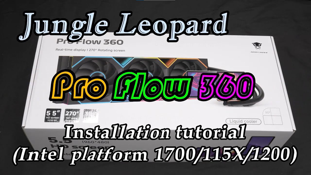 Jungle Leopard intel PF 360 Installation Tutorial - YouTube