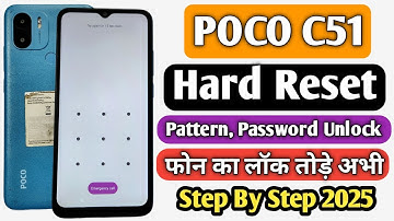 Poco C51 Hard Reset | Poco C51 Pattern unlock | Poco C51 ka lock kaise tode | Poco C51 Factory Reset