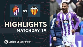 Resumen de Real Valladolid vs Valencia CF (1-0)