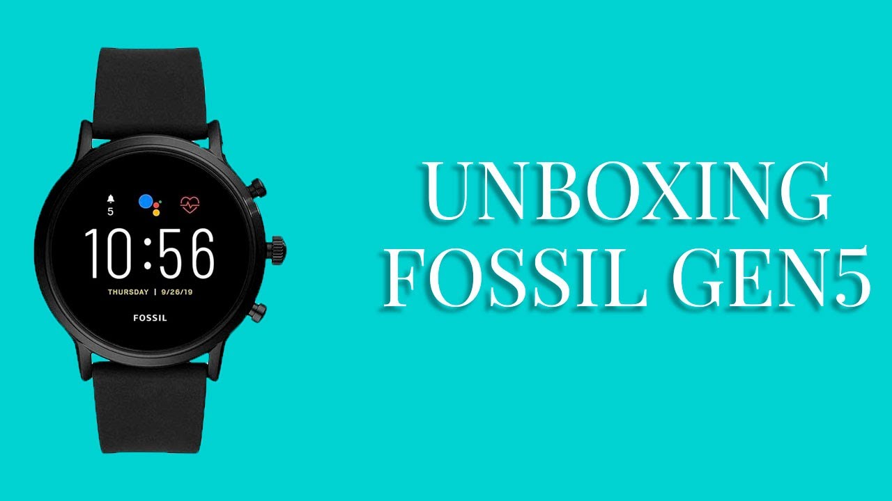 Fossil Gen 5 Unboxing - YouTube