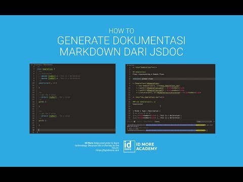 Generate Dokumentasi Markdown dari JSDoc - Bonus Dokumentasi Web Version | How To | Yussan Academy