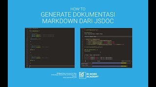 Generate Dokumentasi Markdown dari JSDoc - Bonus Dokumentasi Web Version | How To | Yussan Academy